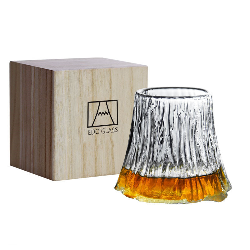 Fuji Mount Cup Whiskey Glass