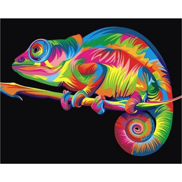 DIY -  Chameleon painting